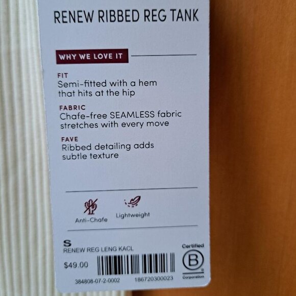 Athleta Renew CYA Ribbed Tanks - Picture 4 of 9